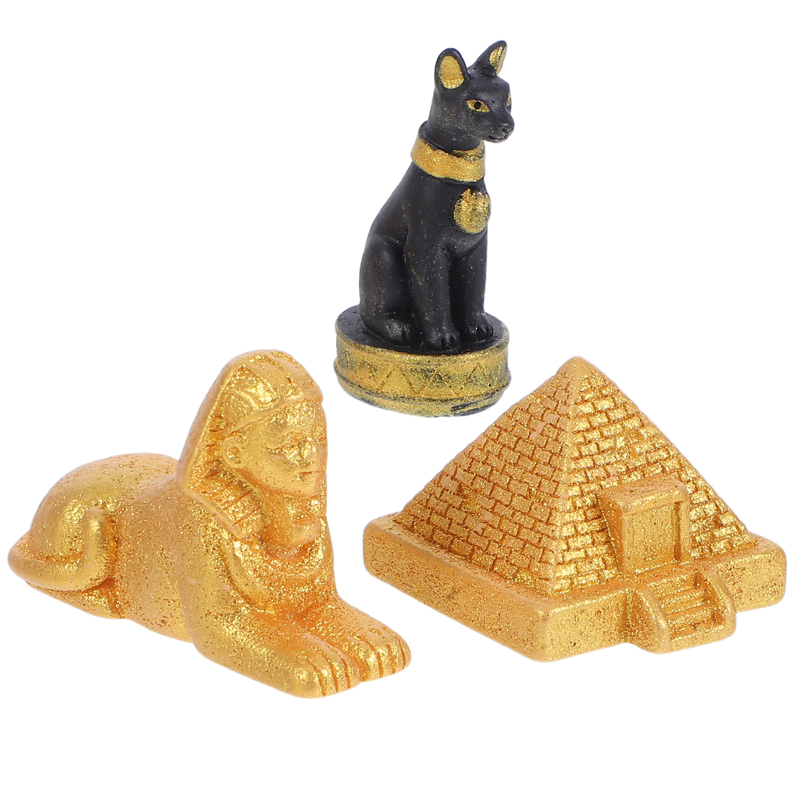 Kids Toys Egypt - 3 قطع نموذج بناء الهرم القديم،