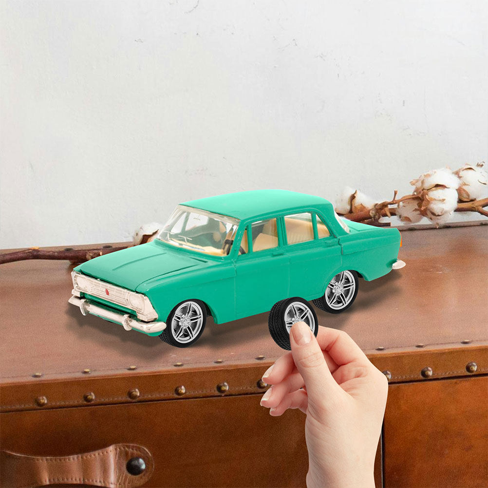 Kid Toys And Craft - 4 قطع عجلات مطاطية للسيارات، عجلات