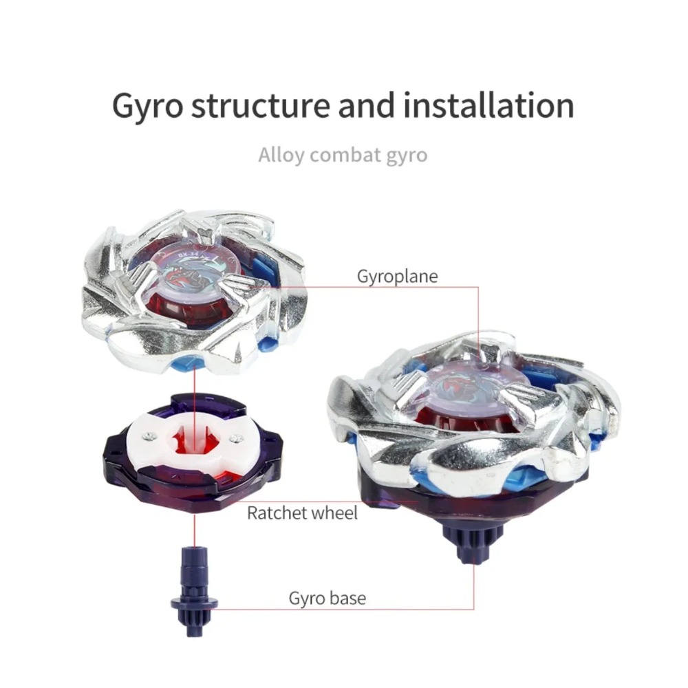 بي إكس-34 فضي أزرق كوبالت دراغ - مراجعة Spin Top Gyro Toy وسعره