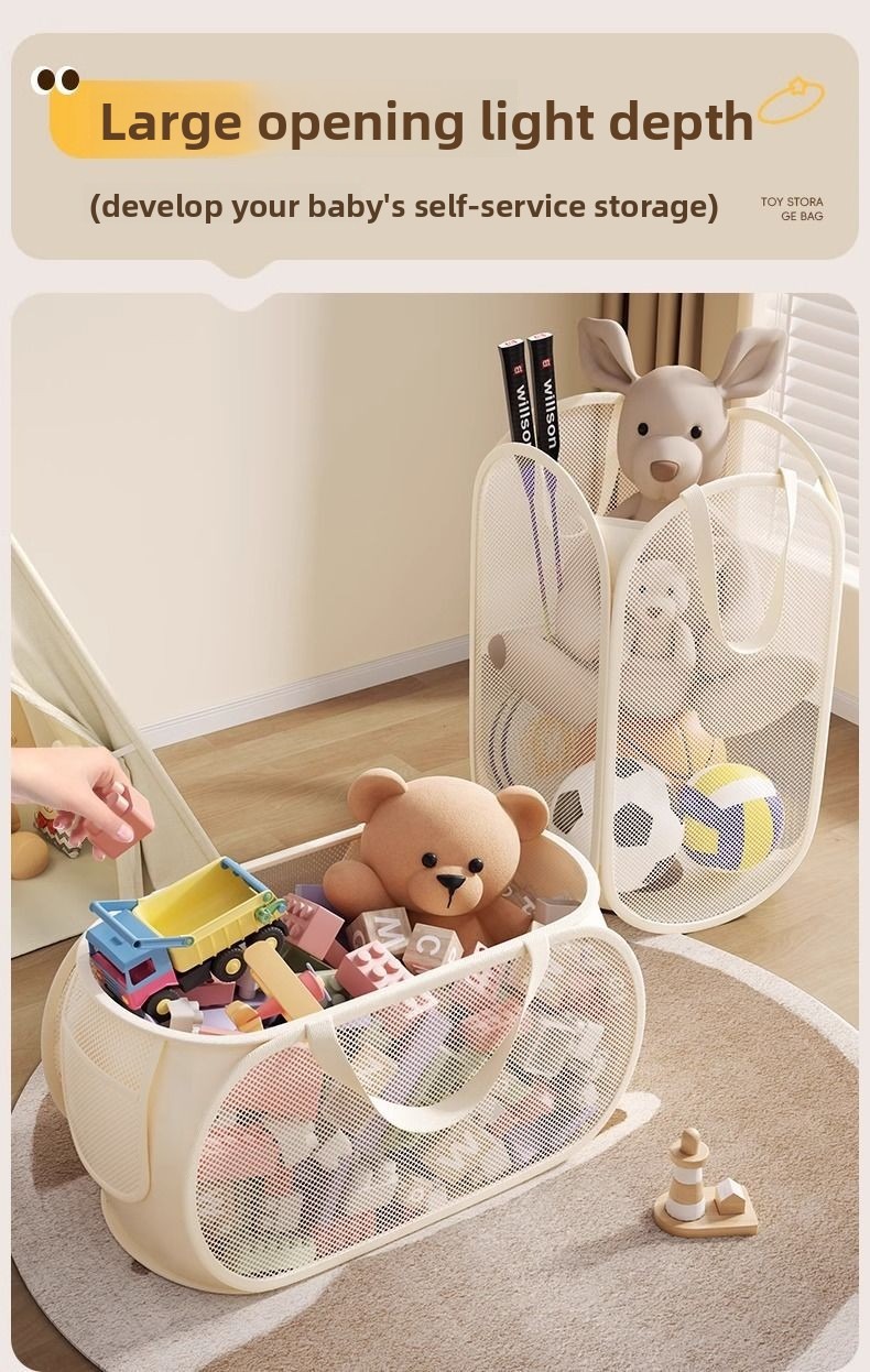 1/2 قطعة تخزين المنزل للملابس  - مراجعة Kids Toys Bag وسعره