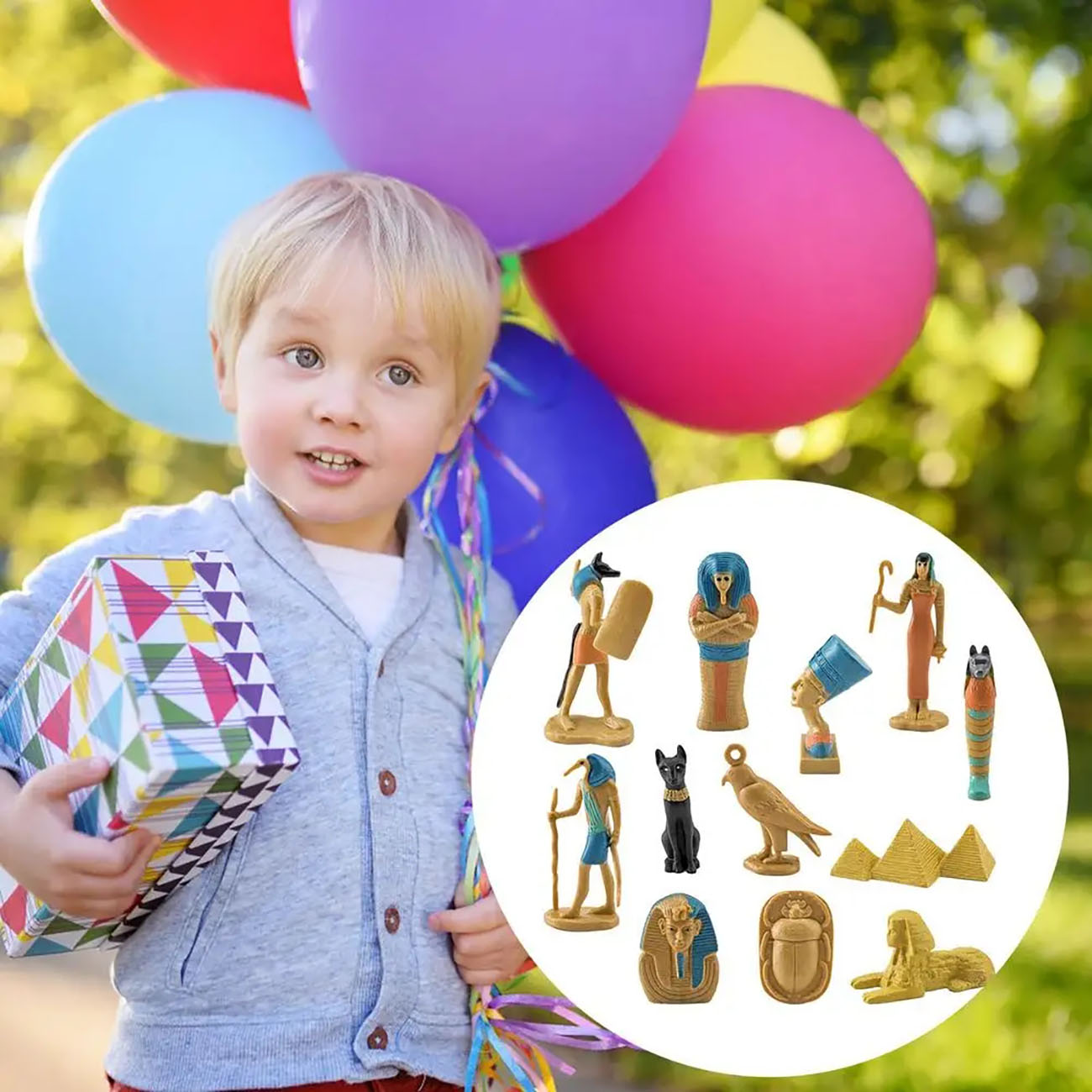 مجموعة من 12 نموذج هرمي مصري ل - مراجعة Kids Toys Egypt وسعره