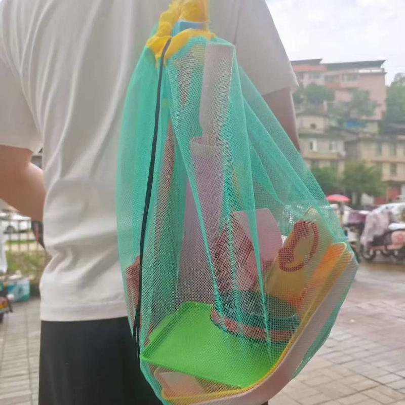 حقيبة شاطئ شبكية محمولة كبيرة  - مراجعة Kids Toys Bag وسعره