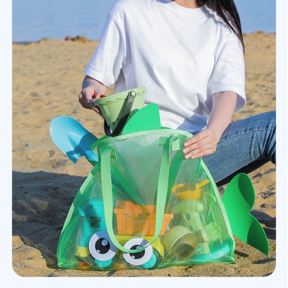 حقائب شاطئ شبكية للأطفال بتصمي - مراجعة Kids Toys Bag وسعره