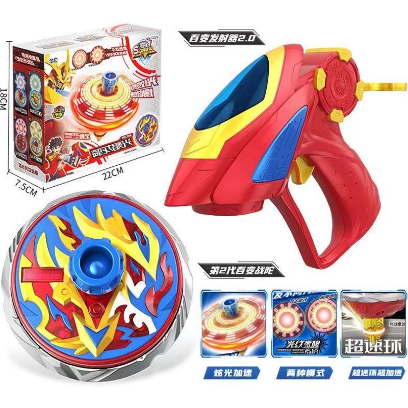 سوبر تغيير هجوم الحرب تدور أعل - مراجعة Spin Top Gyro Toy وسعره