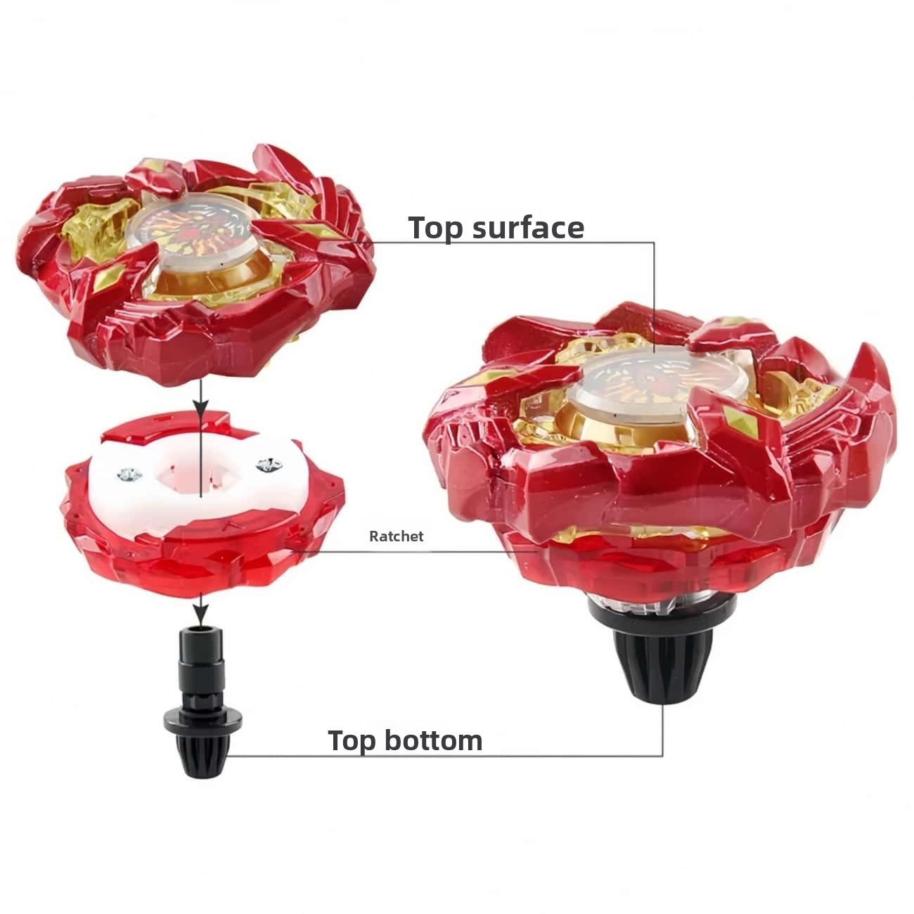BX-23 ستارتر فينيكس وينج 9-60  - مراجعة Spin Top Gyro Toy وسعره