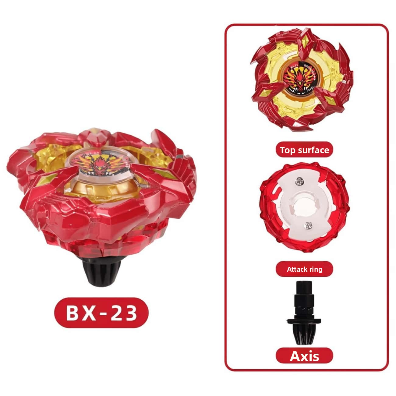 BX-23 ستارتر فينيكس وينج 9-60  - مراجعة Spin Top Gyro Toy وسعره