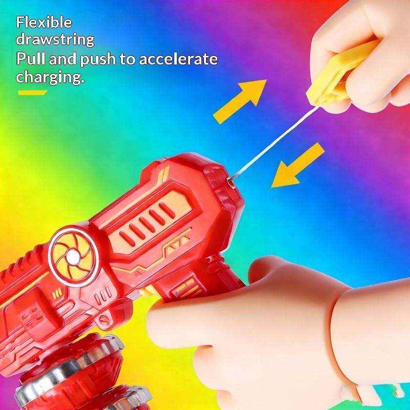 لعبة جيروسكوب بإضاءة LED من ال - مراجعة Spin Top Gyro Toy وسعره