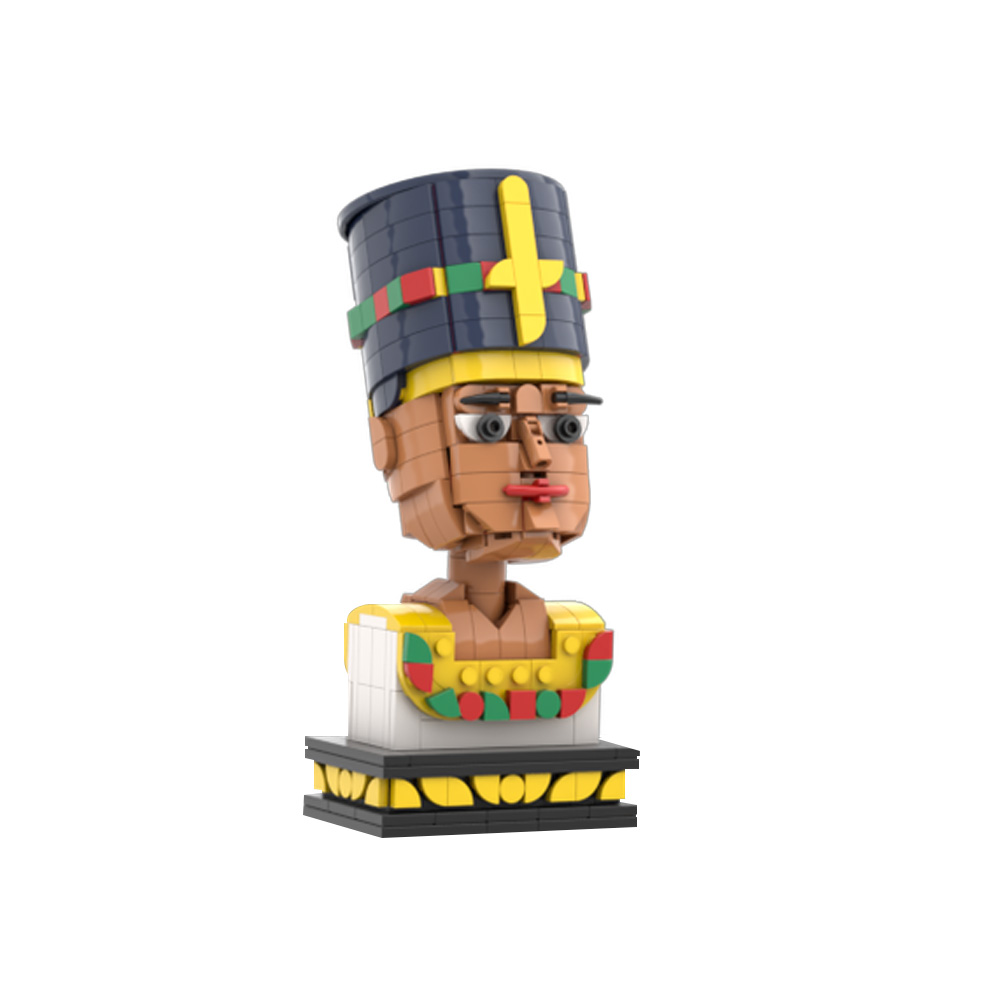 MOC نفرتيتي مصر الملكة اللبنات - مراجعة Kids Toys Egypt وسعره