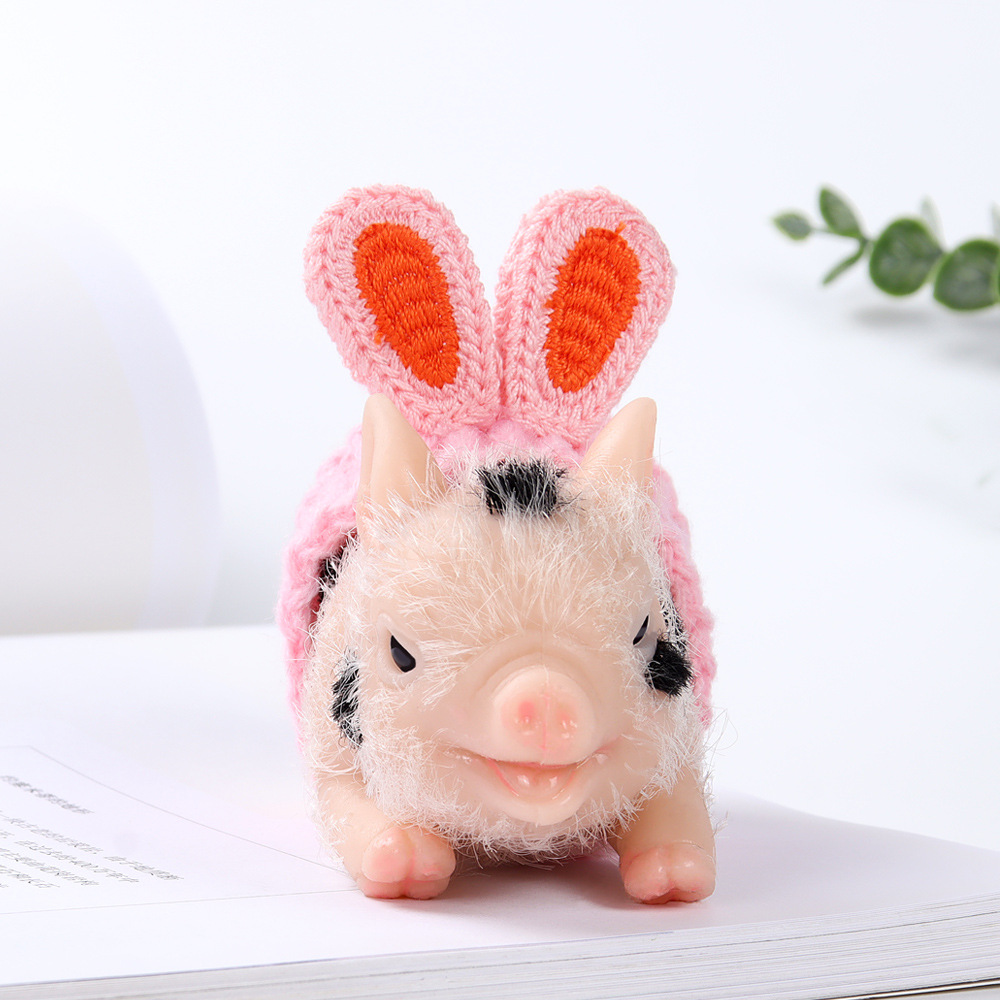 سيليكون مزرعة صغيرة خنزير دمية - مراجعة Kids Toys New Born وسعره
