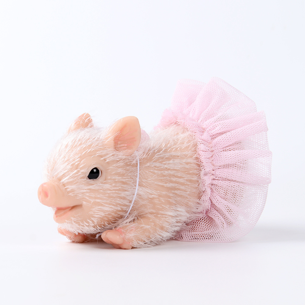 سيليكون مزرعة صغيرة خنزير دمية - مراجعة Kids Toys New Born وسعره